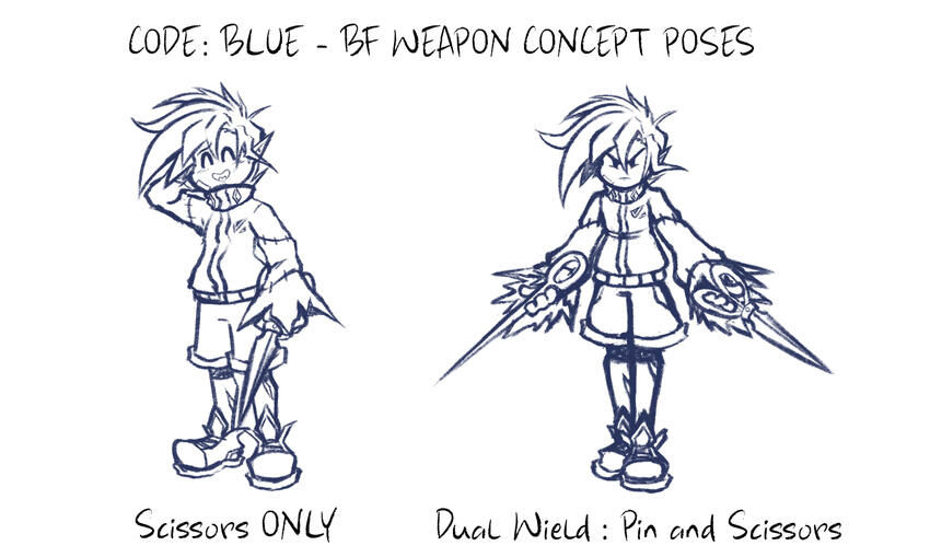 CODE: BLUE - BF Weapon Concept Poses