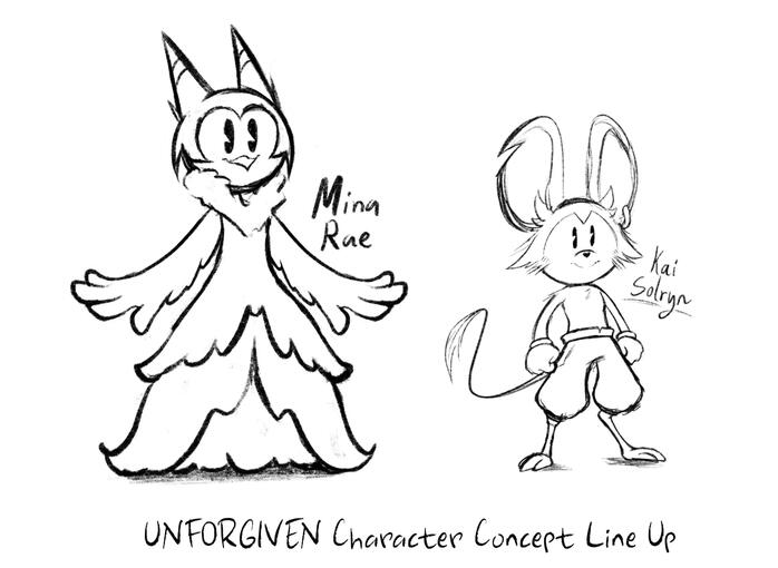 UNFORGIVEN - Character Concept Line Up