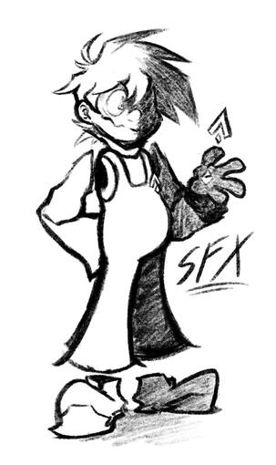 CODE: BLUE - SFX (Pose Concept & Minor Redesign)