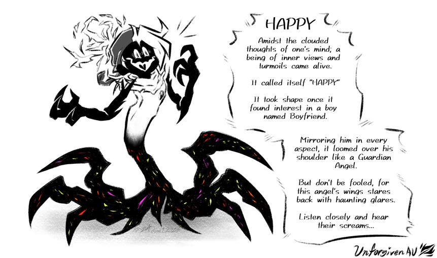 UNFORGIVEN - HAPPY Info Card