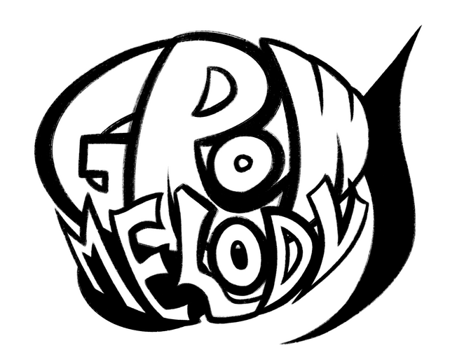 Grow Melody (FNF Mod Logo Concept)